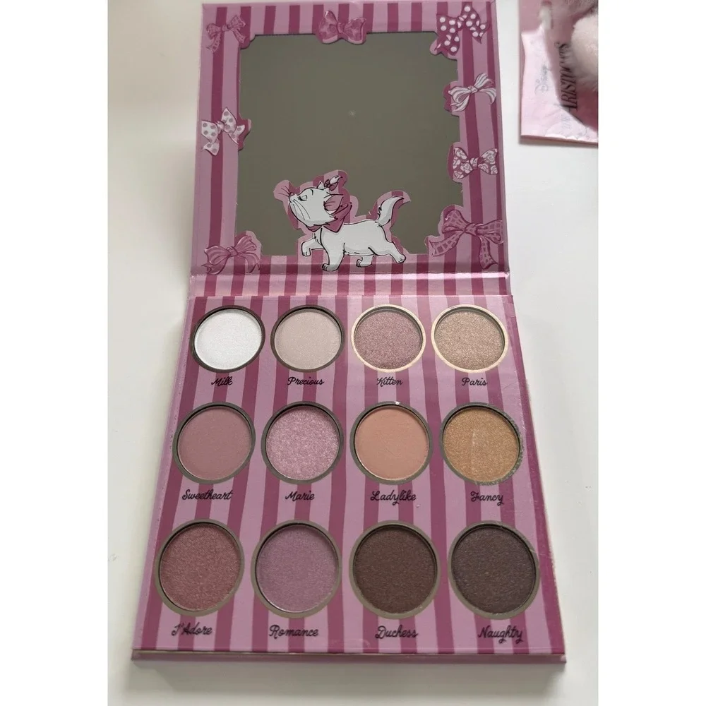 Disney The Aristocats Marie Eyeshadow Palette and Spa Headband Set Taste Beauty